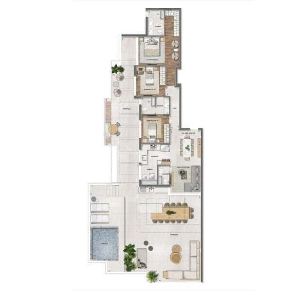 Plantas (1) grand desk