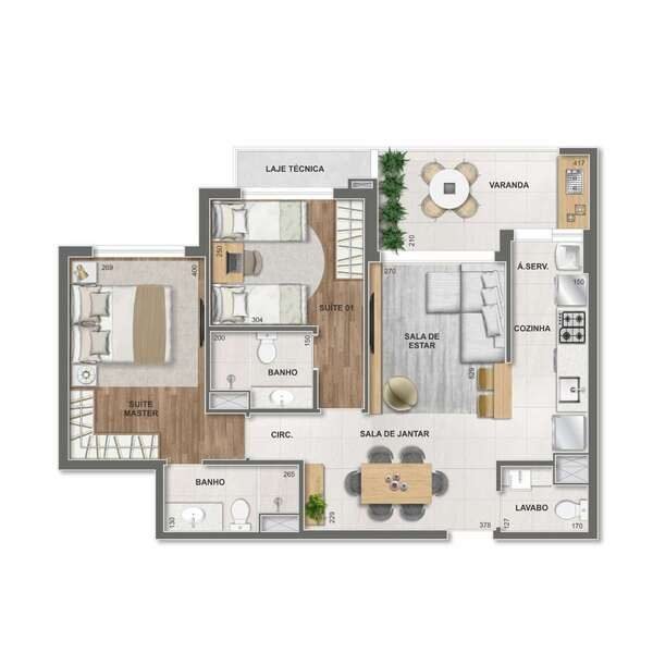 Plantas (12) grand desk