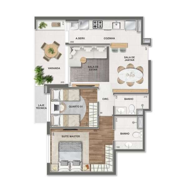 Plantas (15) grand desk