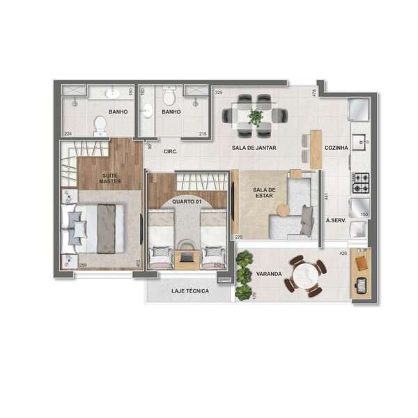 Plantas (17) grand desk