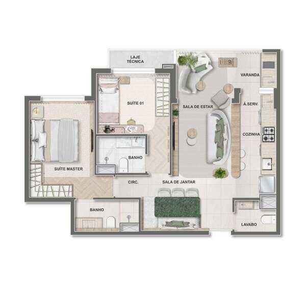 Plantas (20) grand desk