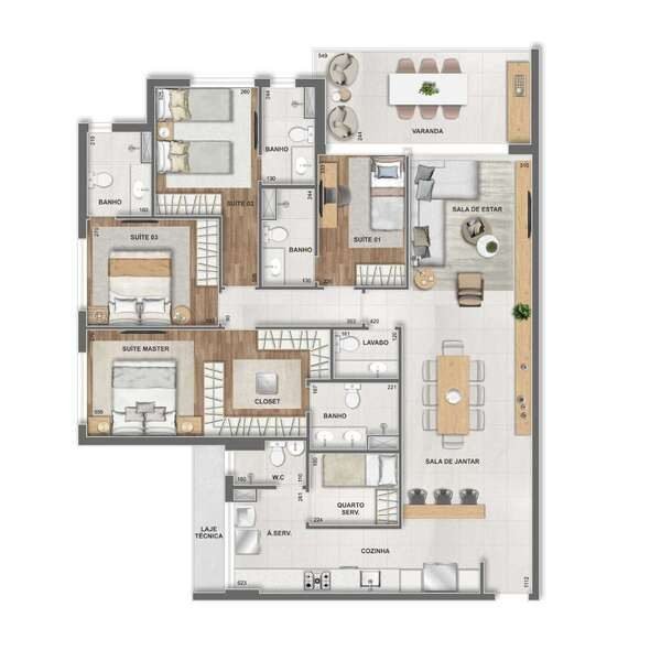 Plantas (6) grand desk