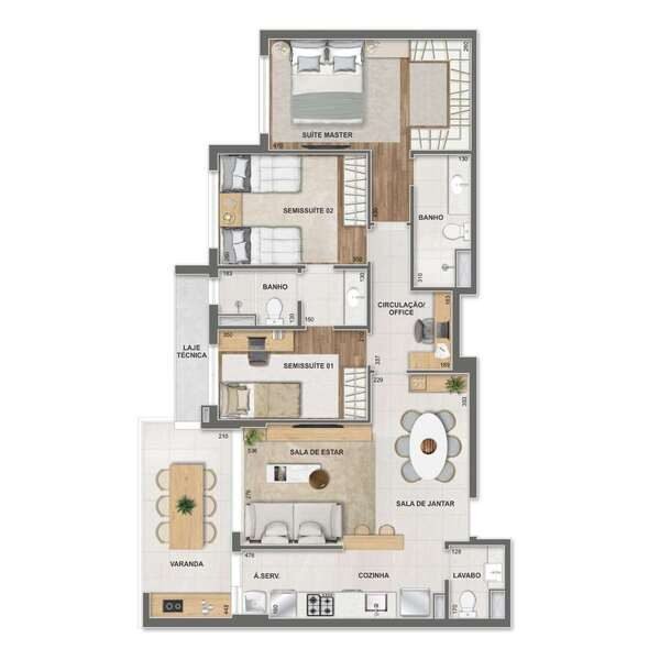 Plantas (8) grand desk