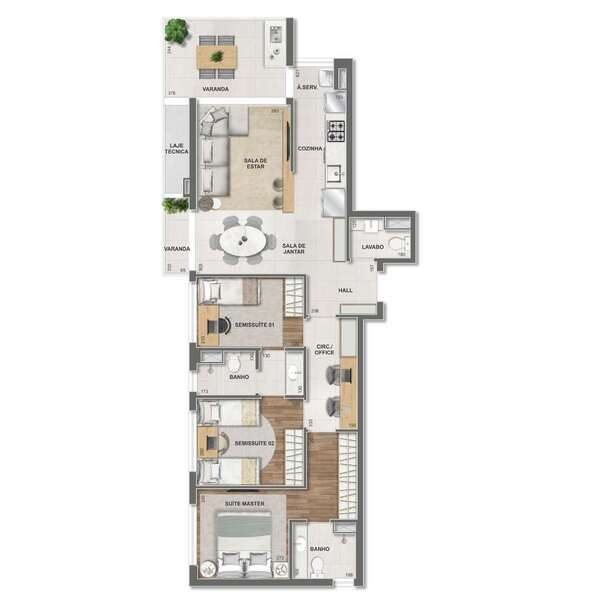 Plantas (9) grand desk